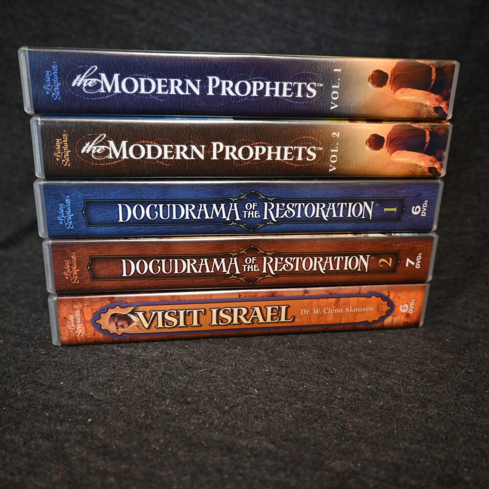 LDS Mormon Living Scriptures DVD Set Lot Docudrama